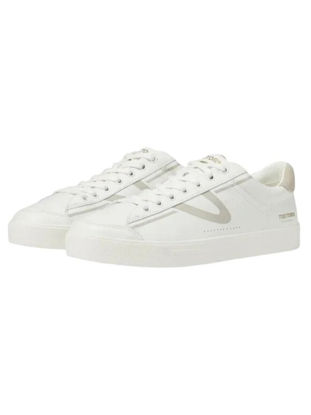 Tretorn 7 Sneakers Serve Low Top Athletic Tennis Preppy Athleisure Shoes White